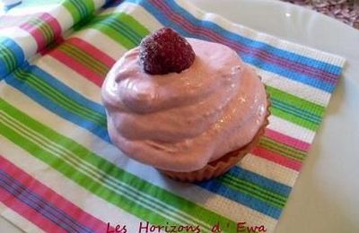 Cupcakes au limoncello et chantilly framboises