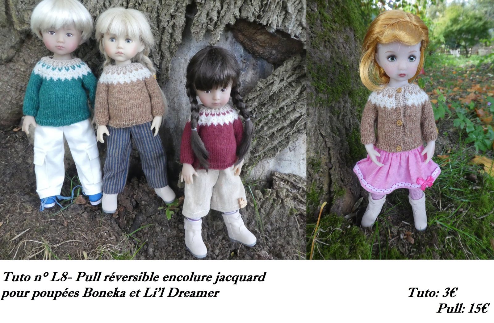 Tuto n° L 8 Pull encolure jacquard