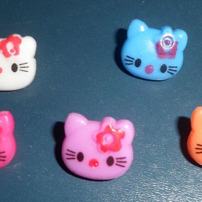 boutons Hello Kitty