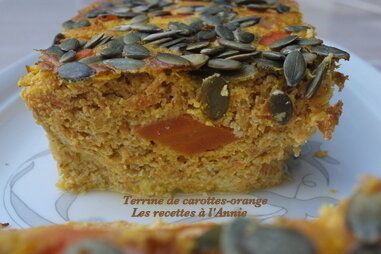 Terrine carottes-orange