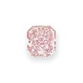 A cut-cornered rectangular-cut fancy intense pink diamond, by Harry Winston