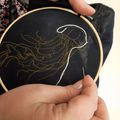 Retour d'atelier : mardi 20/02/2024, Broderie avec Annie