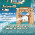 31000ème article sur le blog / Accédez à l'égyptien à l'Académie des Langues Anciennes - 14-25 juillet 2014 - Digne-les-Bains