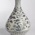 Bottle with Flowers of the Four Seasons, Ming Dynasty (1368-1644), Hongwu Period (1368-1398)