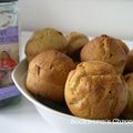 Muffins aux pétales de violette