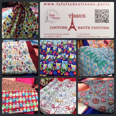 De beaux tissus a montmartre