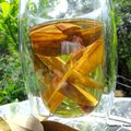 tisane aux feuilles de cannelle +  miel