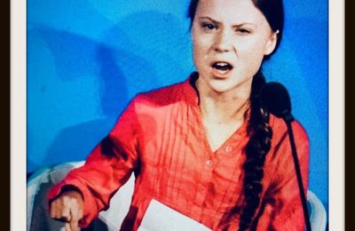 Greta Thunberg à l'ONU (hier)