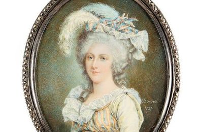 Claude Bornet  (1733-1804), école de. Portrait de Madame Elisabeth (1764-1794). Travail du XIXe siècle