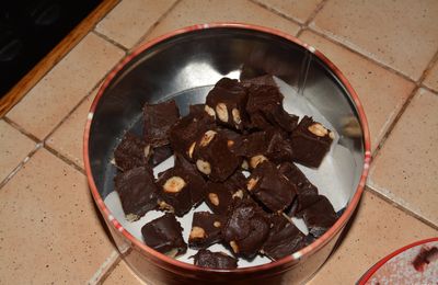 Fudges au lait concentré sucré