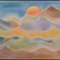 Pastels secs  MONTAGNES