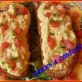 BRUSCHETTA A L'HOUMOUS ..