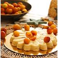 Gâteau fromage blanc et mirabelles dans le micro-ondes et sans sucre.......Miammmm!!!!