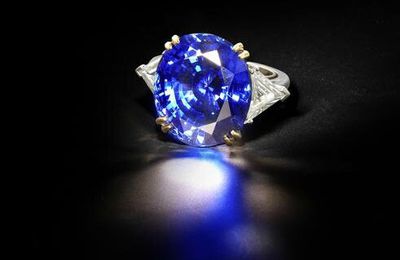 An impressive sapphire and diamond ring, by Boucheron