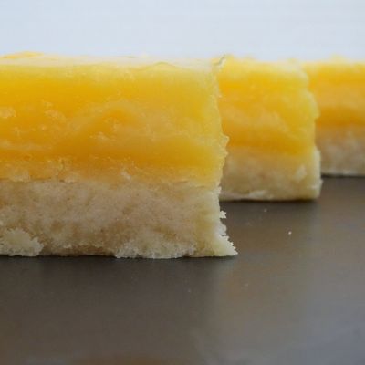 Carrés au Citron et Fruits de la passion [ Gourmandises acidulées ]