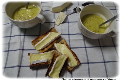 SOUPE POIREAUX, BRIE ET POMMES DE TERRE