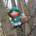 Test crochet - Felton in Leprechaun Costume...