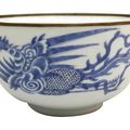 Bol en porcelaine «bleu de Huê», Chine pour le Vietnam, XIXe siècle