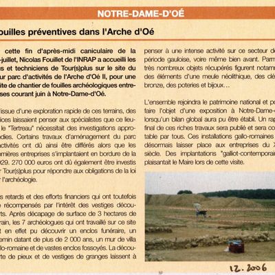 Fouilles archéologiques ....