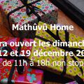 Ouverture les 3 dimanches de décembre!!