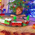 Train de noel : Le petit train du père noël . . . 