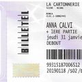 Anna Calvi - Jeudi 31 Janvier 2019 - la Cartonnerie (Reims)