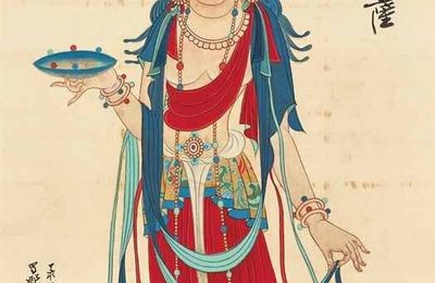 Zhang Daqian (1899-1983), Guanyin After Early Tang Style, 1947