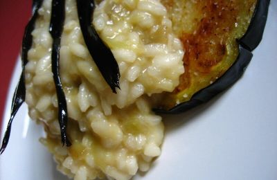 Risotto à l'aubergine