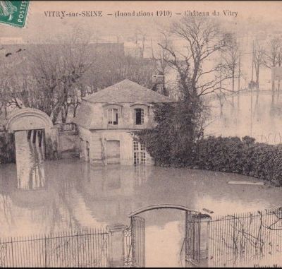 1481 - Château de Vitry (Inondations 1910).