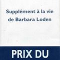 Supplément à la vie de Barbara Loden