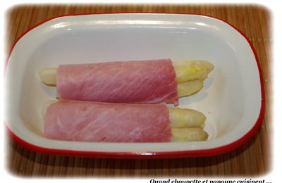 JAMBON ROULE AUX ASPERGES ET BECHAMEL