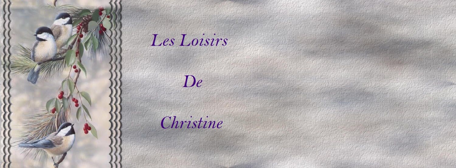 Les loisirs de Christine