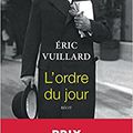 L'ORDRE DU JOUR, d'Eric Vuillard