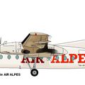 FOKKER F-27 compagnie AIR ALPES