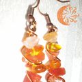 [Boucles d'oreilles] Soleil Couchant