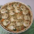 Tarte courgettes carottes et chèvre mèèèèèèhhh