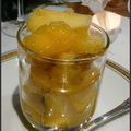 Salade de fruits exotique : ananas, mangue, passion