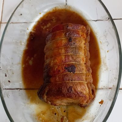 Rôti de porc aux patates douces