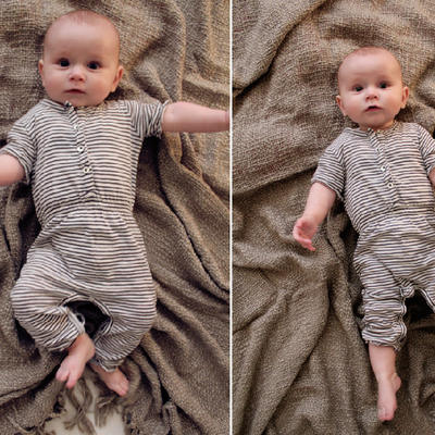 Combi Kids Case lignée noir&amp;blanc 30€