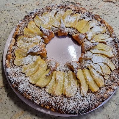Tarte couronne façon galette des rois