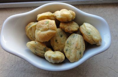 Mini Madeleines crabe Ciboulette