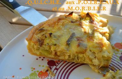 N°036 - Quiche aux poireaux et Morbier