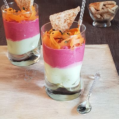 Verrine Betterave Menthe et Persil