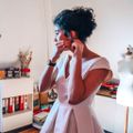 Sa première robe de mariée!