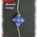 Bracelet losange bleu
