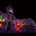 Les lumières sur la mairie de Rennes