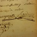 Le 19 mars 1793 à Nogent-le-Rotrou : démission du président du tribunal, certificat de résidence.