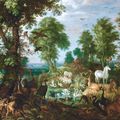 Roelandt Savery, The Animals Leaving Noah's Ark, 1619
