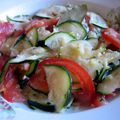 Salade de courgettes crues