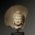 Head of the Buddha. Greater Gandhara, circa 7th century